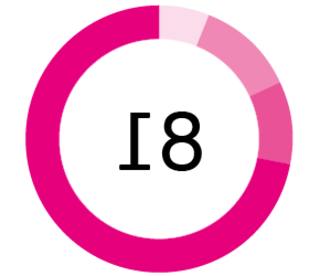 Life-cycle management projects pie chart